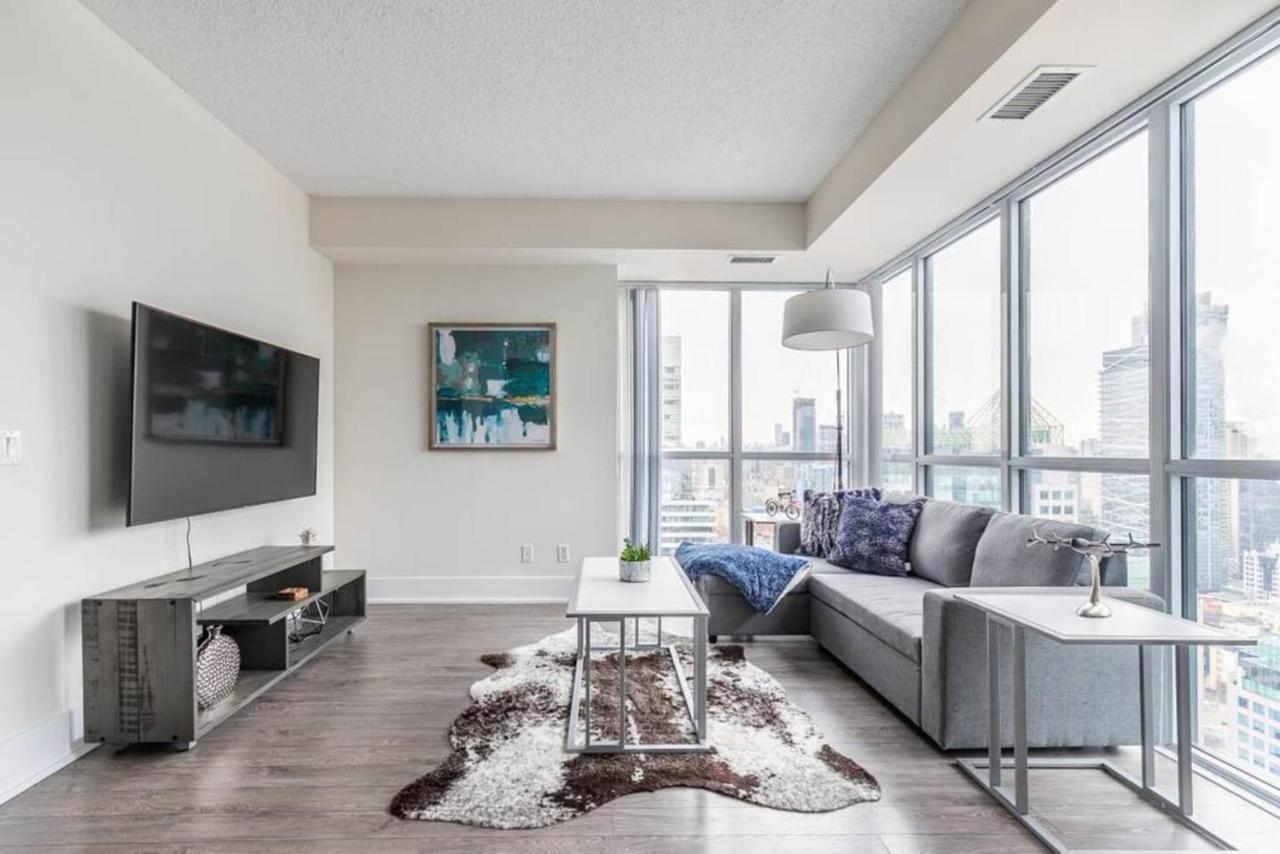 Stunning Views Of Downtown - Luxury High Rise With King Bed! Vila Toronto Exterior foto