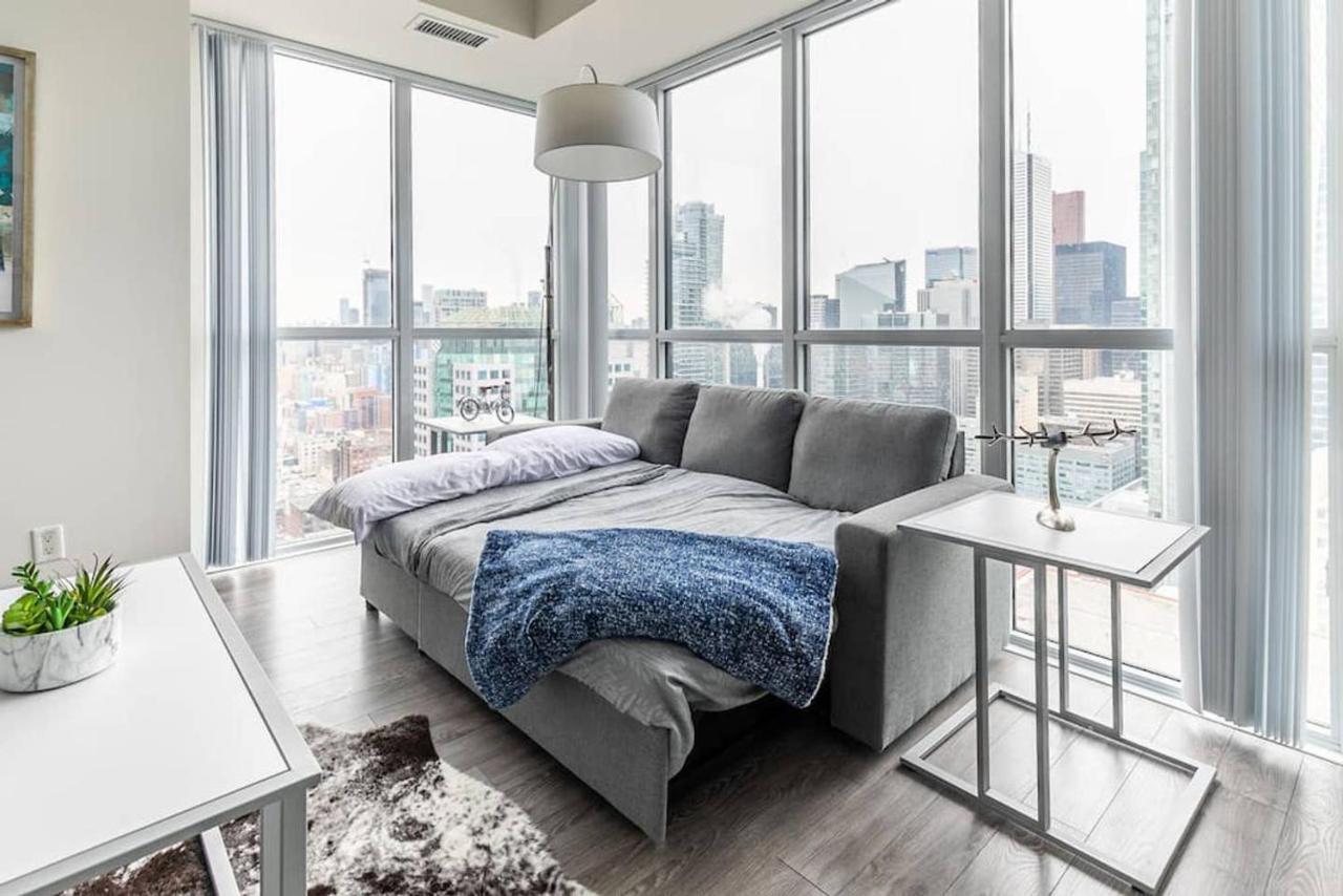 Stunning Views Of Downtown - Luxury High Rise With King Bed! Vila Toronto Exterior foto