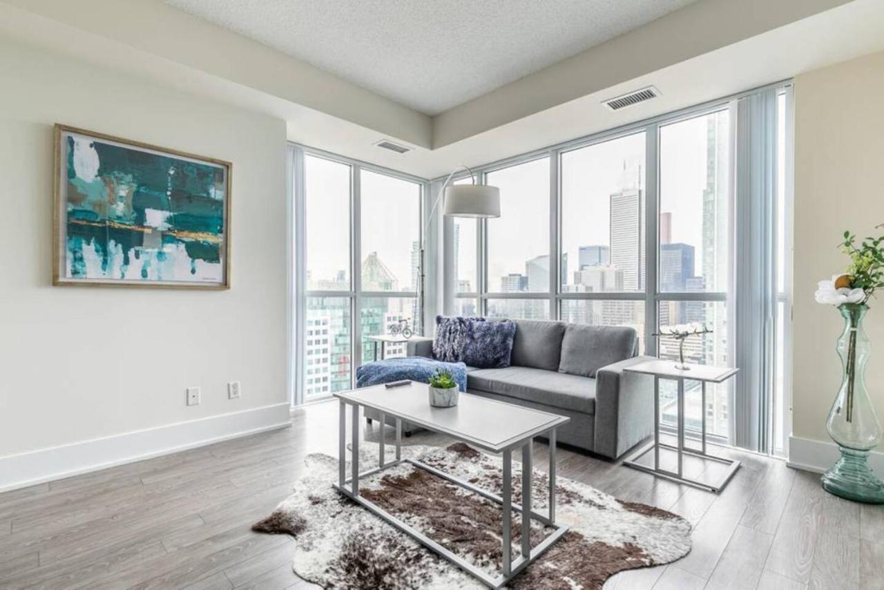Stunning Views Of Downtown - Luxury High Rise With King Bed! Vila Toronto Exterior foto