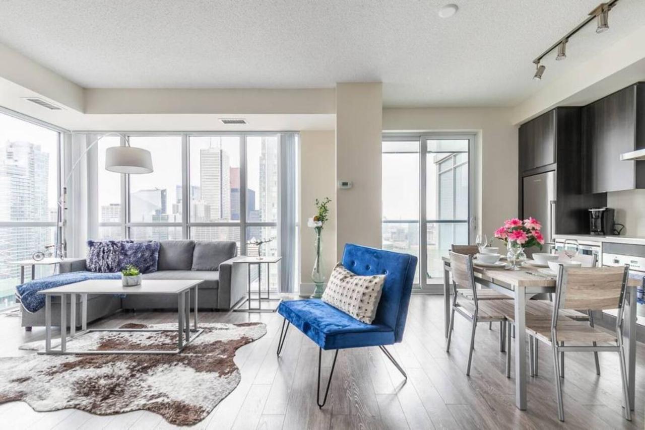 Stunning Views Of Downtown - Luxury High Rise With King Bed! Vila Toronto Exterior foto